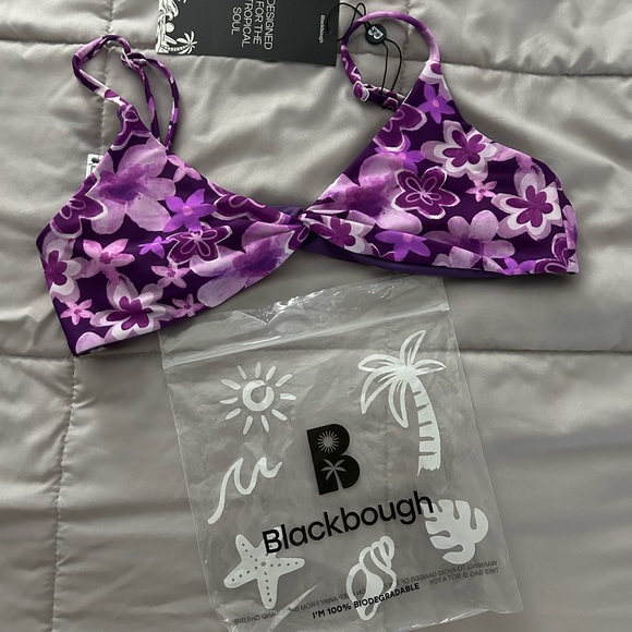 NEW Blackbough Swim Tona Twist Top - size M - Picture 3 of 4